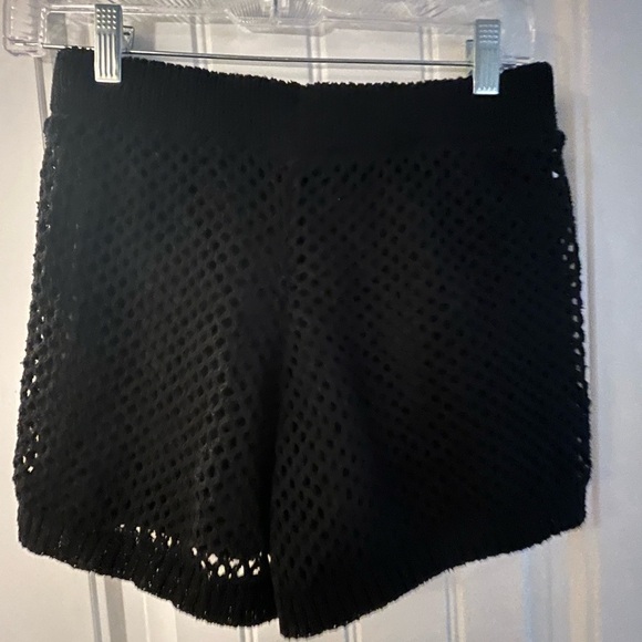 Talulah Black Knit Shorts, 2.5” inseam, lined size Small - Picture 2 of 6